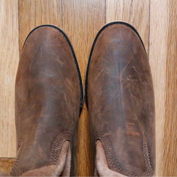 Santa Fe Boot Co Leather Suede Cowboy Boot Western Boho Bootie Womens size 8 NWT - Picture 5 of 7